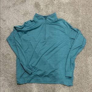 Men’s Walter Hagen Teal Quarter-Zip Pullover L